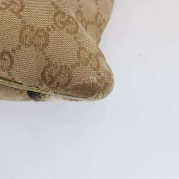 GUCCI GG Canvas Sherry Line Shoulder Bag Black Beige Brown - Picture 11 of 16